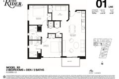 Rider-Wynwood-Model-B3-2Bed-2Bath-Den-Floors-4-12
